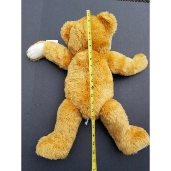 Ganz Bear Custard Large Stuffed Plush Animal - Picture 9 of 11